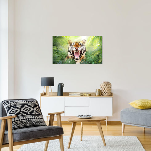 Wandbilder Wohnzimmer XXL Tieger Abstrakt Moderne Bilder Tiere